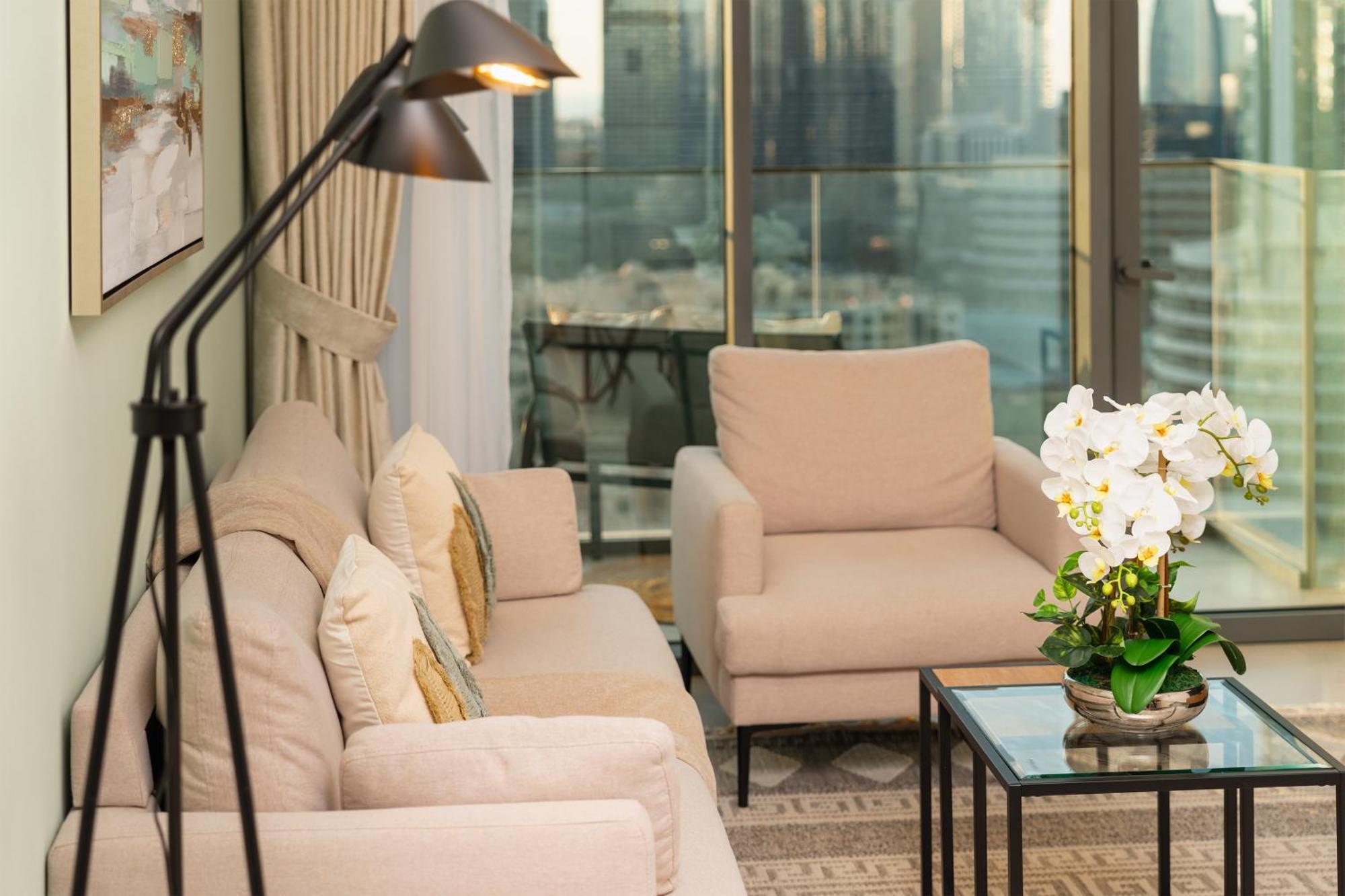 Apartamento Prime Retreats @ Burj Royale By Emaar Dubái Habitación foto